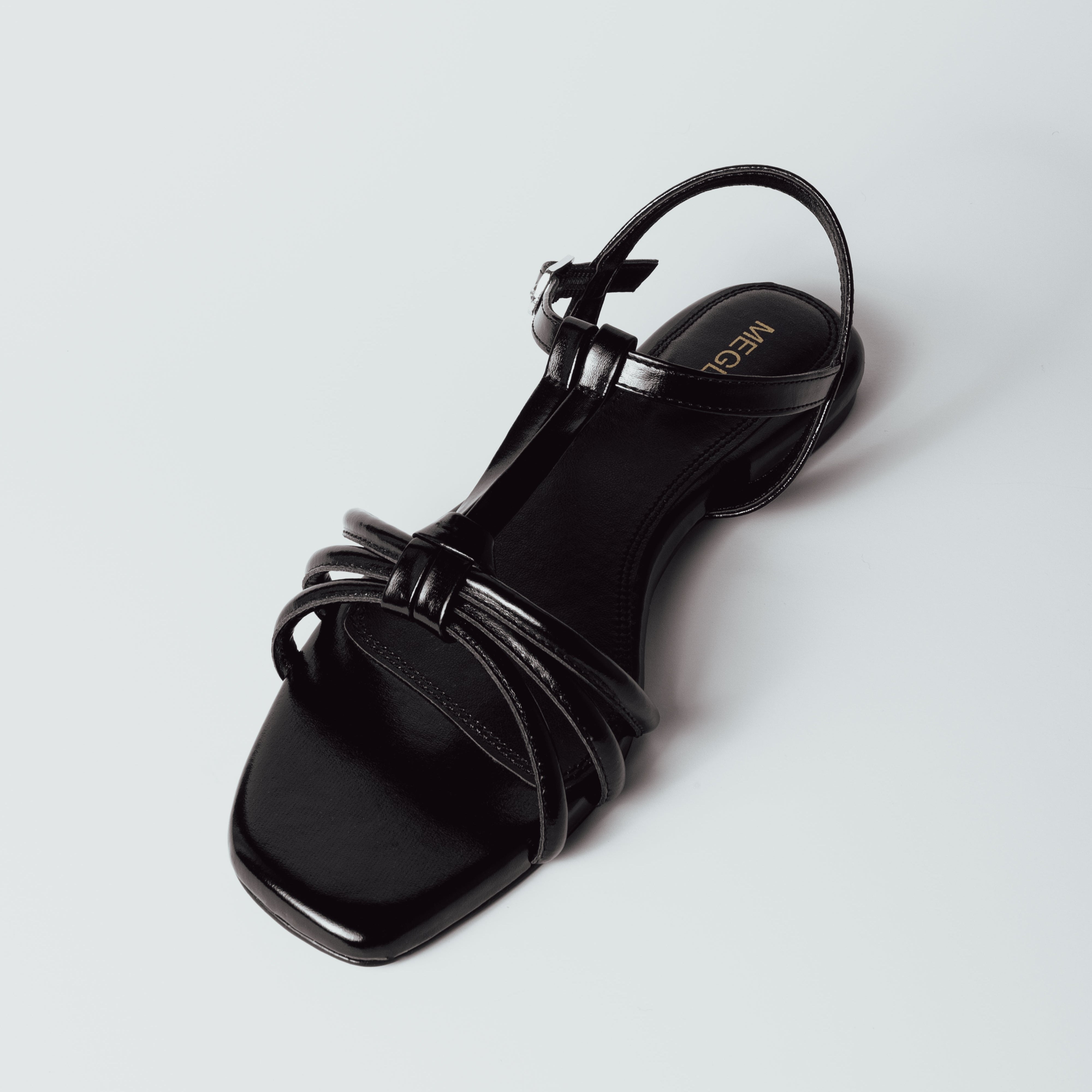 Image of Luna Loop Black Vegan Sandals