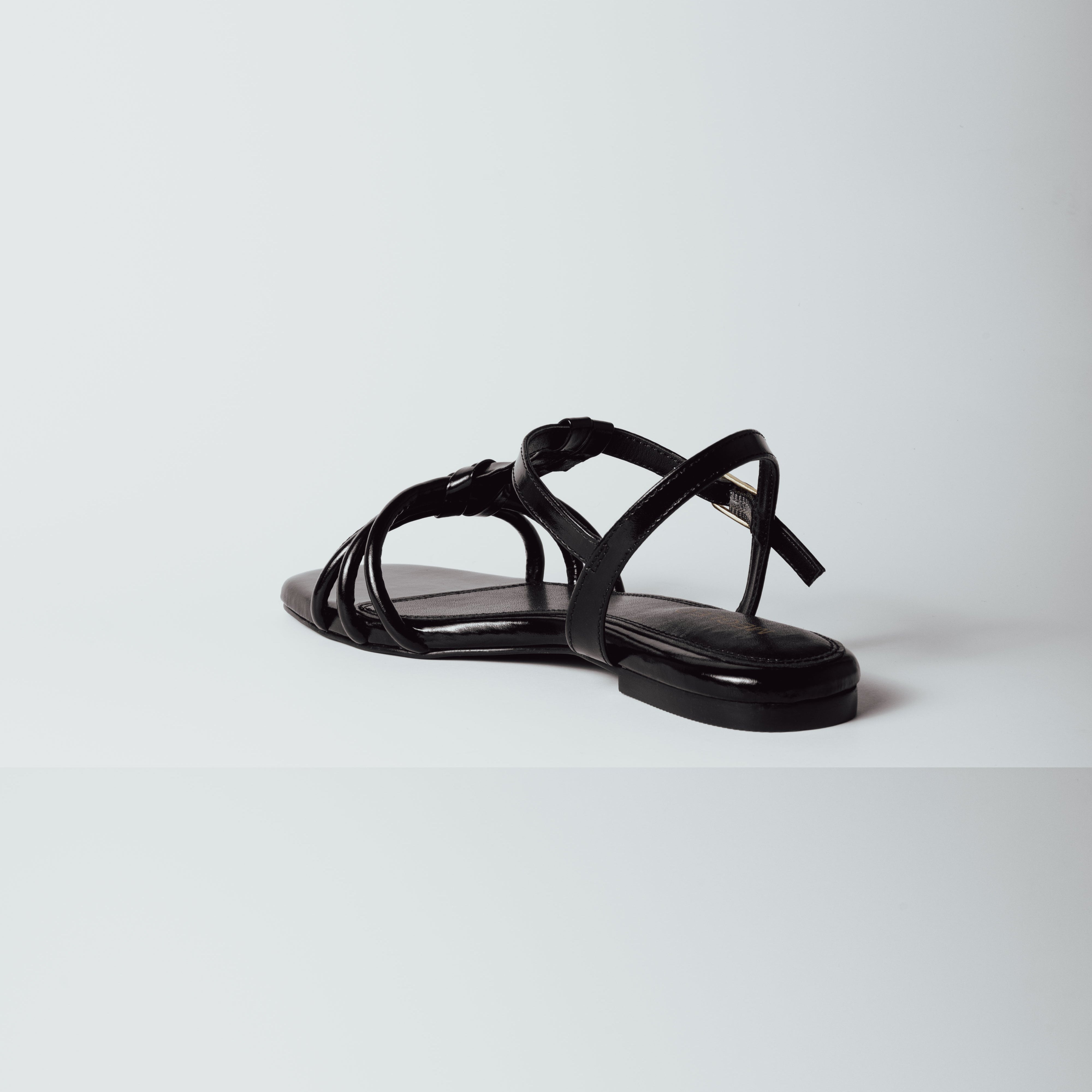 Image of Luna Loop Black Vegan Sandals