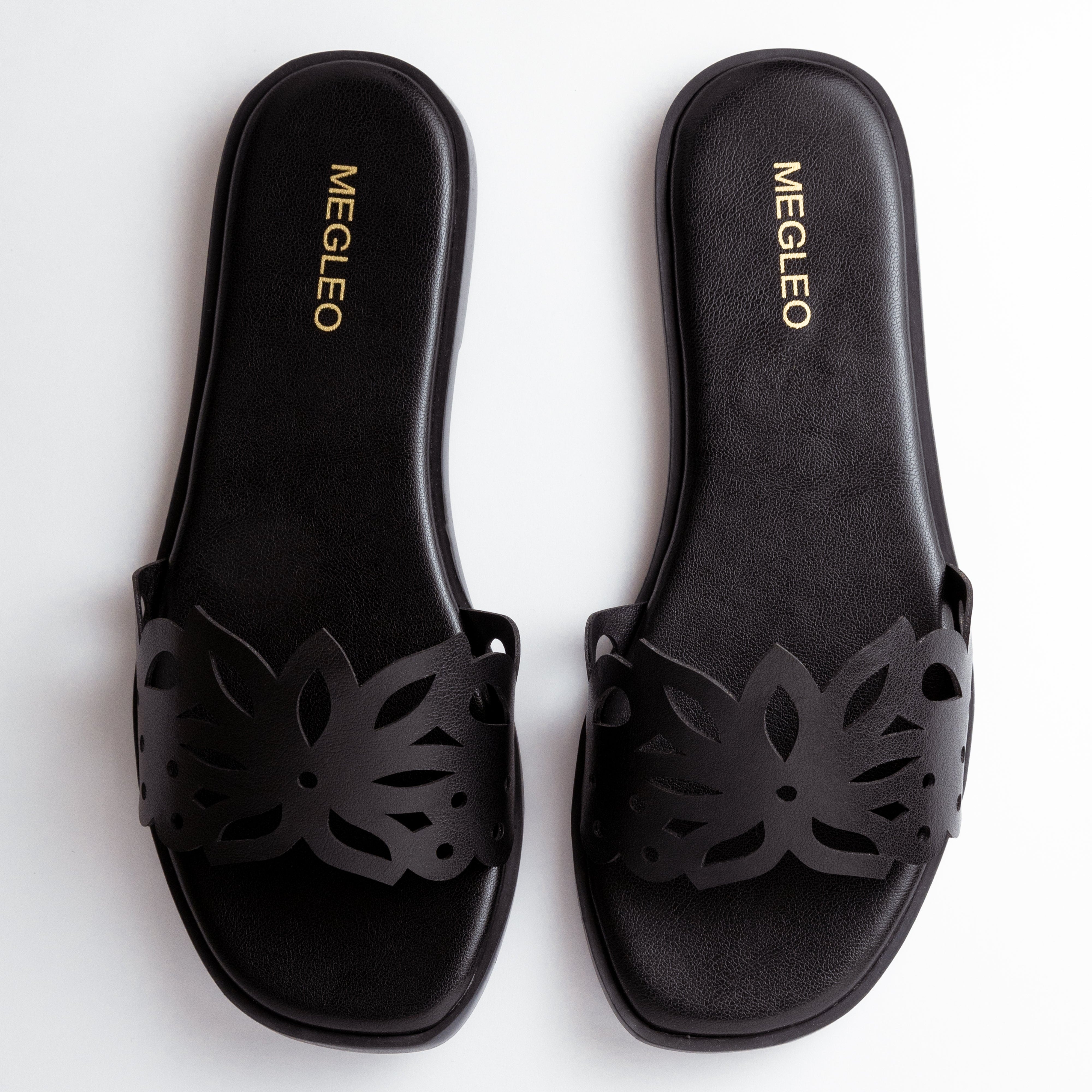 Image of Carve Vegan Flats - Black