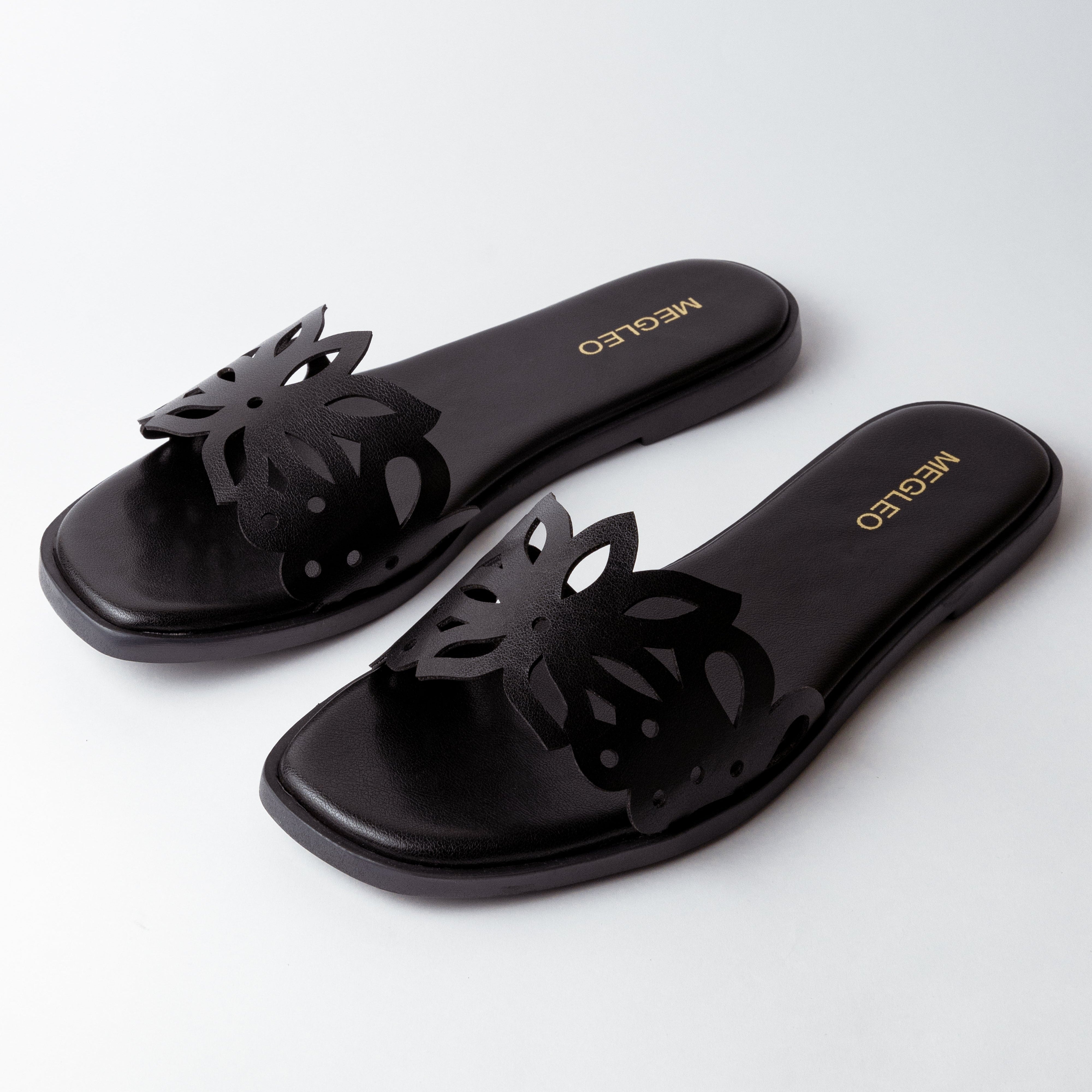 Image of Carve Vegan Flats - Black