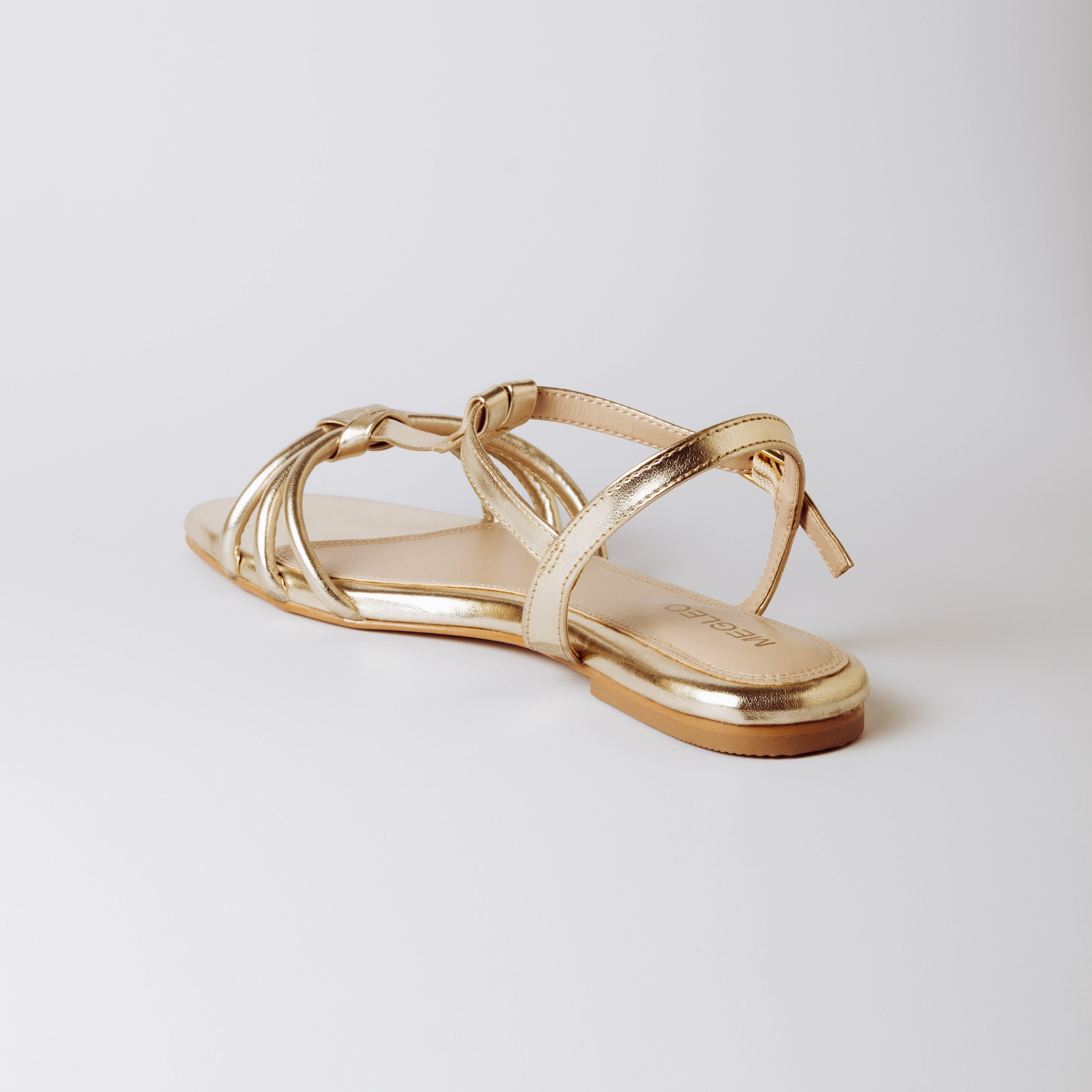 Image of Luna Loop Gold Vegan Sandals