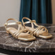 Luna Loop Gold Vegan Sandals