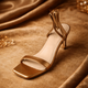 Ankle Strap Copper Heels